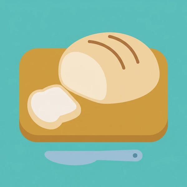 Bread Loaf On Cutting Board arranged as a food scene with clear ingredient details and serving context
