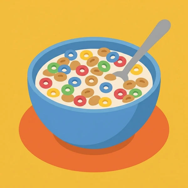 Cereal In Morning Bowl arranged as a fresh food scene with visible ingredient details and serving context