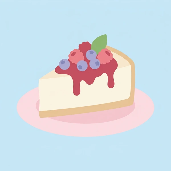 Cheesecake With Berries arranged as a fresh food scene with visible ingredient details and serving context