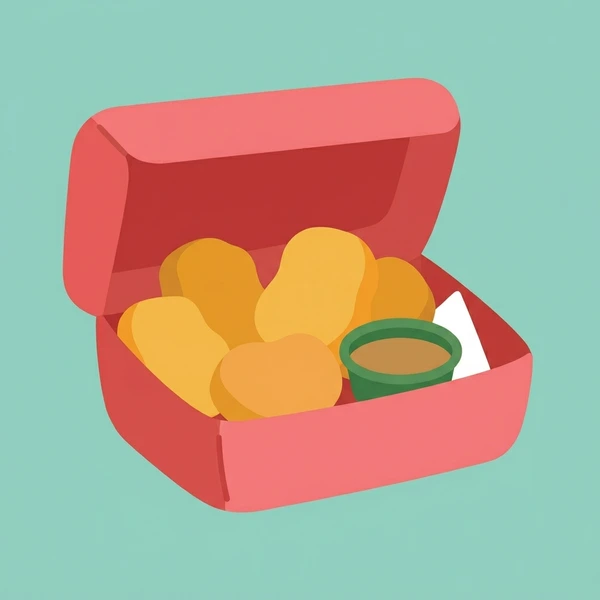 Chicken Nuggets In Box arranged as a fresh food scene with visible ingredient details and serving context