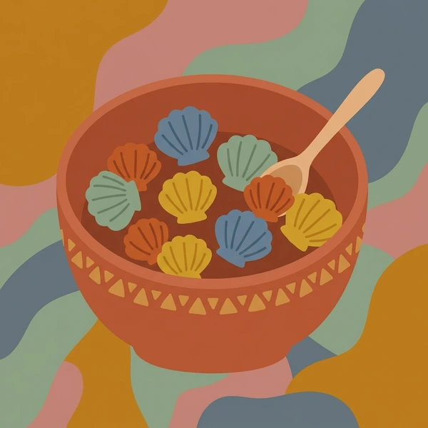 Clams In Bowl arranged as a fresh food scene with visible ingredient details and serving context