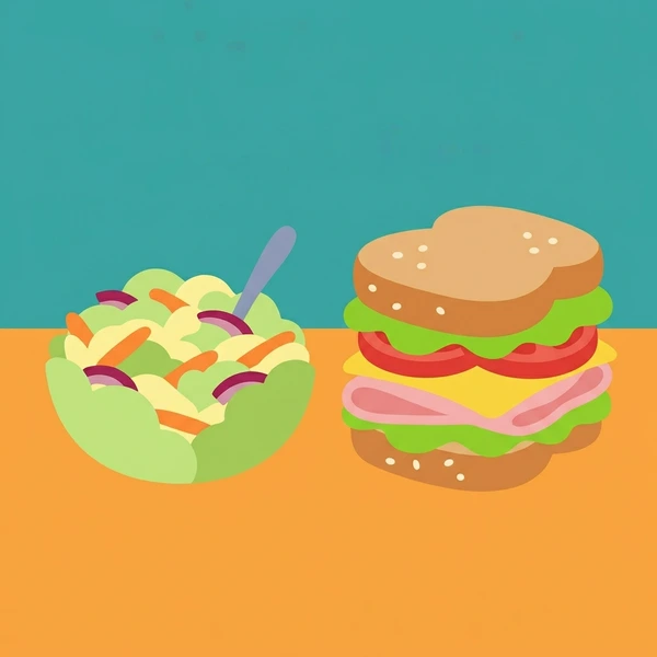 Coleslaw Beside Sandwich arranged as a fresh food scene with visible ingredient details and serving context