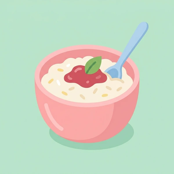 Rice Pudding In Cup scene showing rice pudding cream, cinnamon dusting, raisin inclusions, and pastel serving cup in a food coloring puzzle